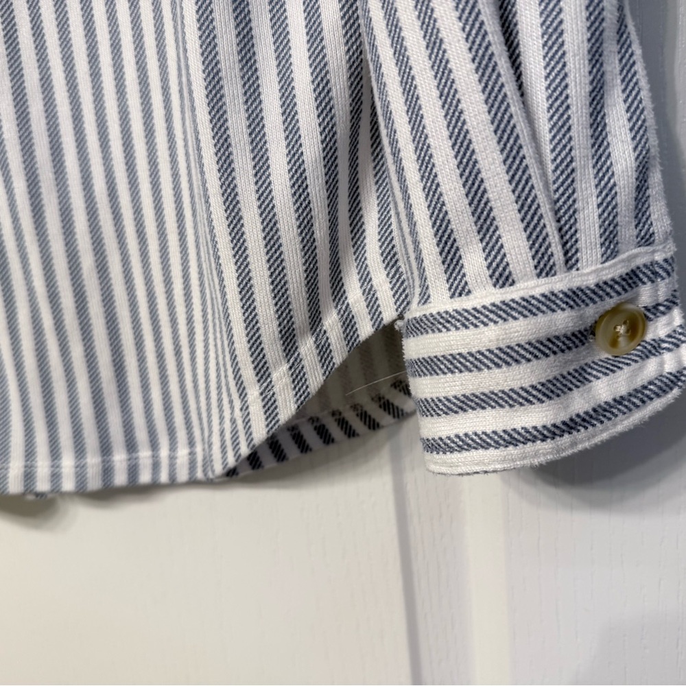 C&C California Blue and White Striped Shirt - Picture 5 of 10
